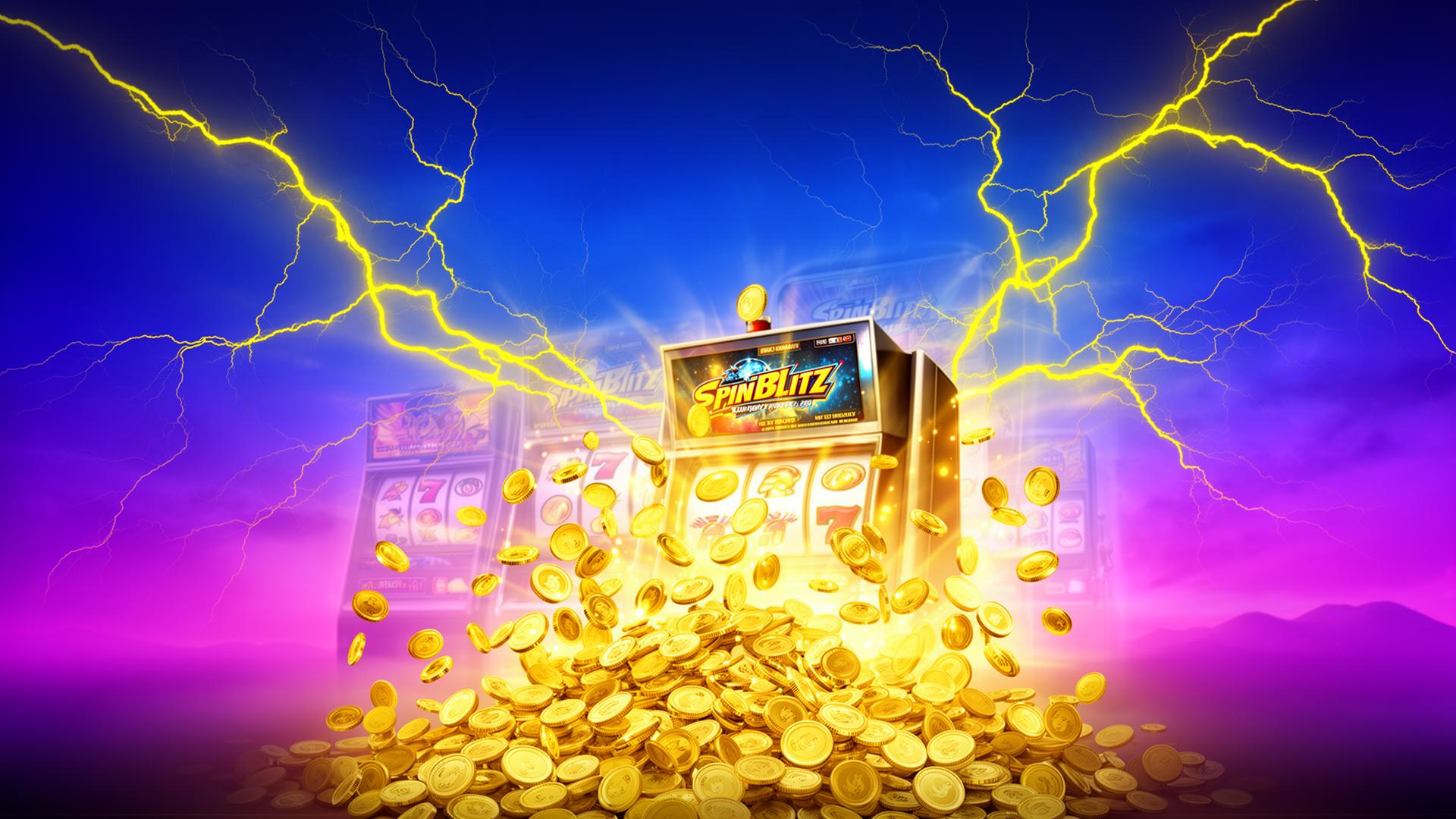 SpinBlitz social casino lightning and gold coins